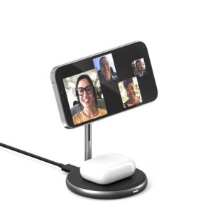Bộ sạc không dây HyperJuice Magnetic 2 in 1 Wireless Charging Stand iPhone 12/13 Series & AirPods (HJ461) - Ảnh 5