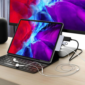 Cổng chuyển chuyên dụng HyperDrive iPad 4-in-1 USB-C Hub for iPad Pro – HD319E - Ảnh 6