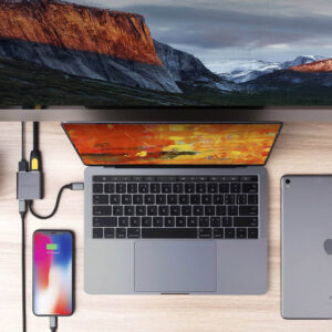 Cổng chuyển Hyperdrive 3-in-1 4k HDMI Hub USBC (HD259A) - Ảnh 3