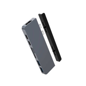 Cổng chuyển Hyperdrive Duo 7-in-2 4K60Hz with cable USB-C Hub (HD28C)