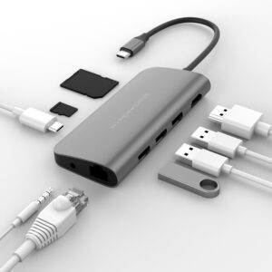 Cổng chuyển Hyperdrive Power 9-in-1 USB-C Hub (HD30F) - Ảnh 2