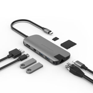 Cổng chuyển Hyperdrive slim 8-in-1 USB-C Hub (HD247B) - Ảnh 2