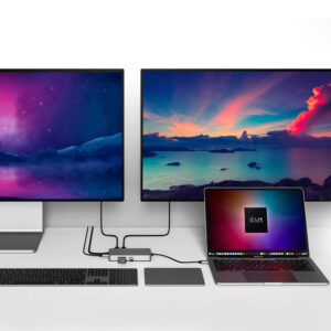 Cổng chuyển Hyperdrive Dual 4k HDMI 10-IN-1 (2 Màn hình) USB-C Hub for Macbook M1/M2 – HDM1H - Ảnh 2