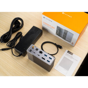 Cổng chuyển HyperDriver GEN2 16 IN 1 Thunderbolt 3 Docking Station Kiêm Bộ nguồn DC 180W For MB/Chorm/PC/Laptop – HD-G2TB3 - Ảnh 3