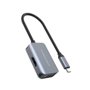 Cổng chuyển HyperDrive 2-in-1 HDMI/VGA 4K60Hz USB-C HUB – HD-C2HV-GR