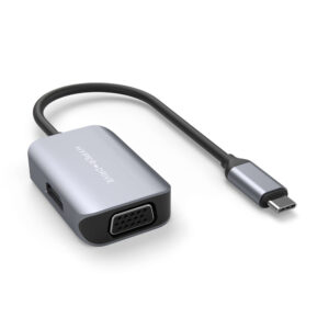 Cổng chuyển HyperDrive 2-in-1 HDMI/VGA 4K60Hz USB-C HUB – HD-C2HV-GR - Ảnh 2