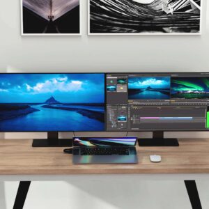 Cổng chuyển kiêm đế cắm màn hình HyperDrive 4K/60hz 13 Port Multi-Display Dock Station - HD134 - Ảnh 8