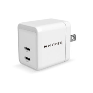 Sạc nhanh HyperJuice GAN II cho iPhone 14, Dual USB-C PD 35W / PPS 33W - HJG35NA