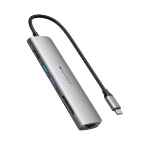 Cổng chuyển HyperDrive Slab 7in1 USb-C Hub for Macbook, Surface, PC & Devices - HD22H