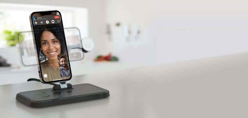 Bộ Sạc Không Dây (Made For Magsefe) 4 Thiết Bị HYPERJUICE 4-IN-1 Wireless Portable & Travel HJ-499QM (Đi Kèm Adapter 45W)