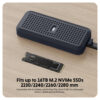 HYPERDRIVE NEXT USB4 NVME SSD ENCLOSURE - HD5001GL
