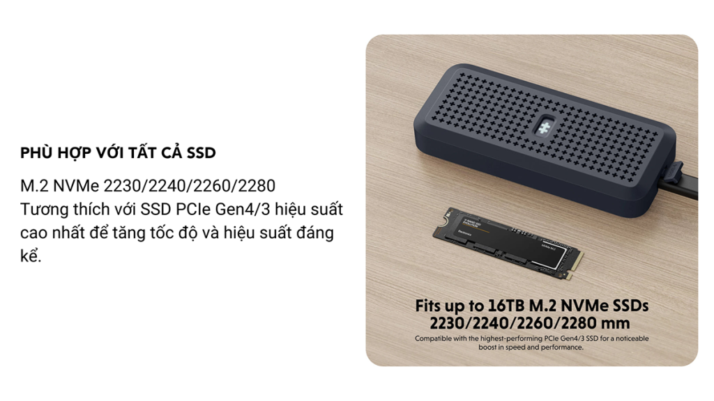 Hyperdrive Next USB4 NVME SSD Enclosure