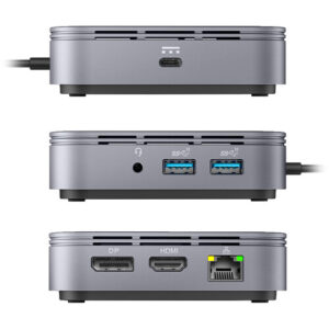 Hub Di Động Đa Cổng Hyper-HyperDriver Thunderbolt 3 Dock - HDTB3TD - Ảnh 2
