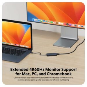 Cổng chuyển chuyên dụng Hyperdrive Next 4 Port Usb C-Hub Cho Laptop/Macbook (HD4001) - Ảnh 8