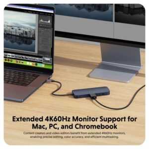 Cổng chuyển chuyên dụng Hyperdrive Next GEN2 10 Port Usb C-Hub Cho Laptop/Macbook (HD4005) - Ảnh 7