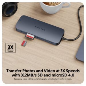 Cổng chuyển chuyên dụng Hyperdrive Next 11 Port Usb C-Hub Cho Laptop/Macbook (HD4006) - Ảnh 7