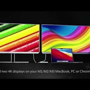 Cổng chuyển Hyperdrive Next Dual 4k HDMI 7-in-1 (2 màn hình) USB-C Hub For Macbook M1/M2/M3 (HD7002) - Ảnh 8