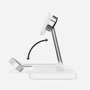 Bộ Sạc Không Dây Hyperjuice Next Qi2 Magnetic Charging Stand 4 in 1 Portable & Travel (Đi Kèm Adapter Sạc 45W) HJ3004WHGL - Ảnh 3