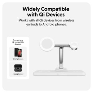 BỘ SẠC KHÔNG DÂY HYPERJUICE NEXT Qi2 MAGNETIC CHARGING STAND 4-IN-1 PORTABLE & TRAVEL ĐI KÈM ADAPTER SẠC 45W HJ3004WHGL hypervietnam (6)