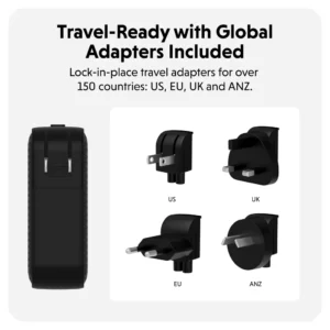 Sạc Đa Năng Hyperjuice 100W USB-C GaN Travel Charger 4 Ports HJ1002 - Ảnh 14