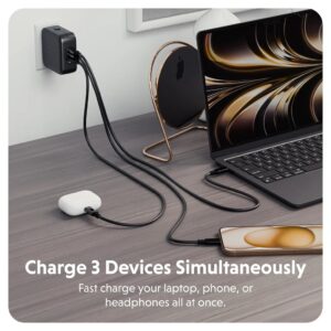 Sạc Đa Năng Hyperjuice 70W USB-C GaN Travel Charger 3 Ports HJ1003 - Ảnh 16