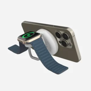 Bộ Sạc Không Dây HyperJuice Qi2 2 in 1 Magnetic Charging Stand - HJ3310WHGL - Ảnh 4