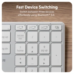 Bàn Phím HYPER HyperSpace Bluetooth Wireless Keyboard - HS2310US - Ảnh 8