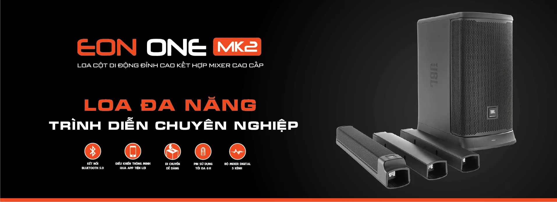 Loa JBL EON ONE MK2 - Chính Hãng