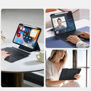 Bàn Phím Bluetooth Kiêm Bao Da iPad Dux Ducis Series DK