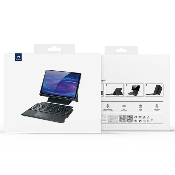 Bàn Phím Bluetooth Kiêm Bao Da iPad Dux Ducis Series DK