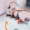 Ổ Cắm Đa Năng Genki Moonbase 7-in-1 GaN 240W USB-C + 4000W AC - HTGMB