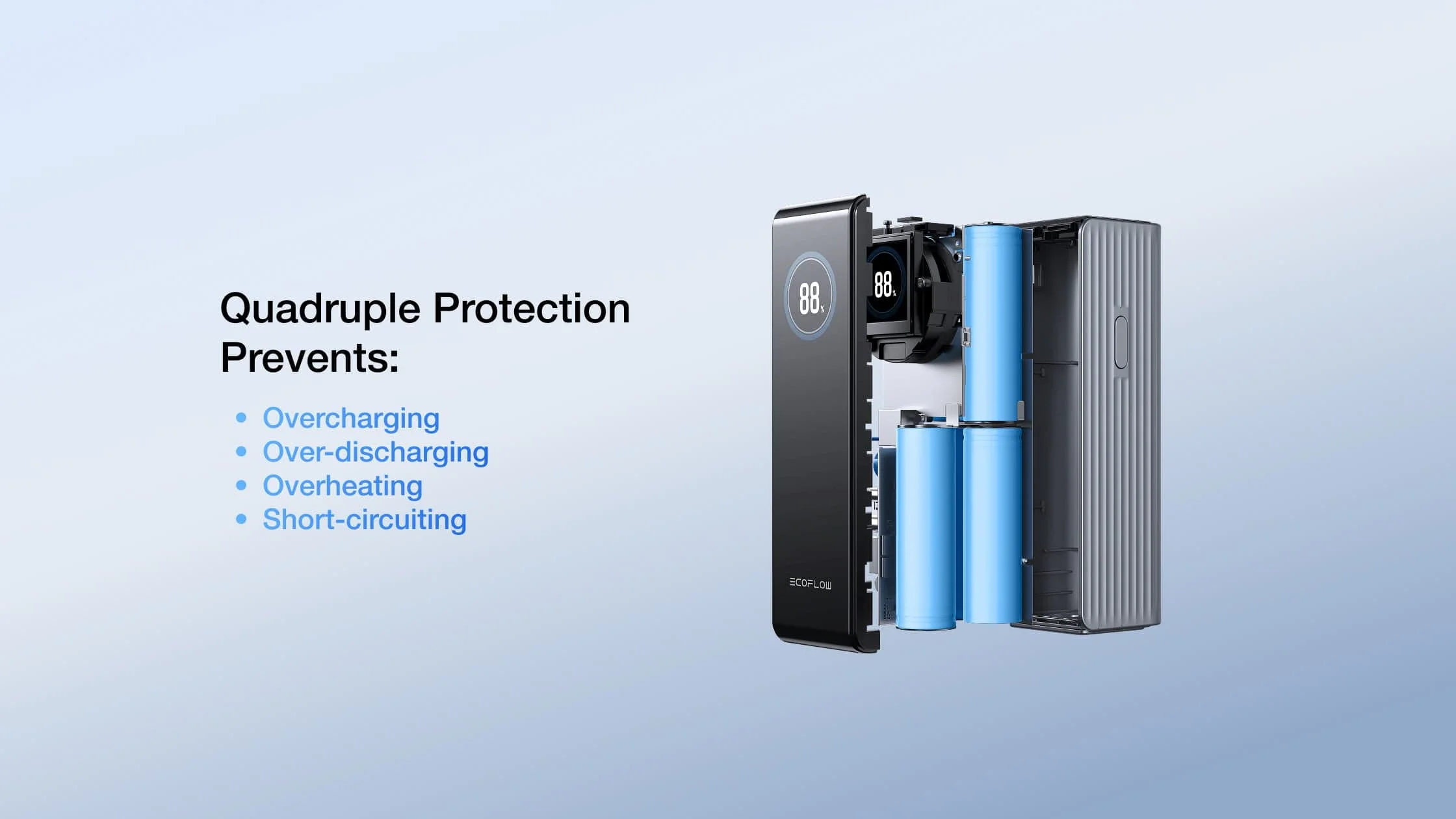 Pin Dự Phòng EcoFlow RAPID (25.000mAh, 170W, Cáp Built-In 100W)