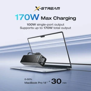 Pin Dự Phòng EcoFlow RAPID (25.000mAh, 170W, Cáp Built-In 100W)