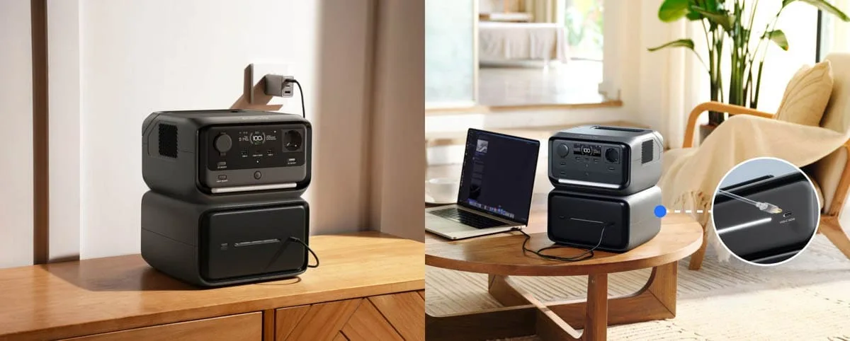 Pin phụ mở rộng EcoFlow RIVER 3 Plus EB300 | 286Wh | Smart Extra Battery
