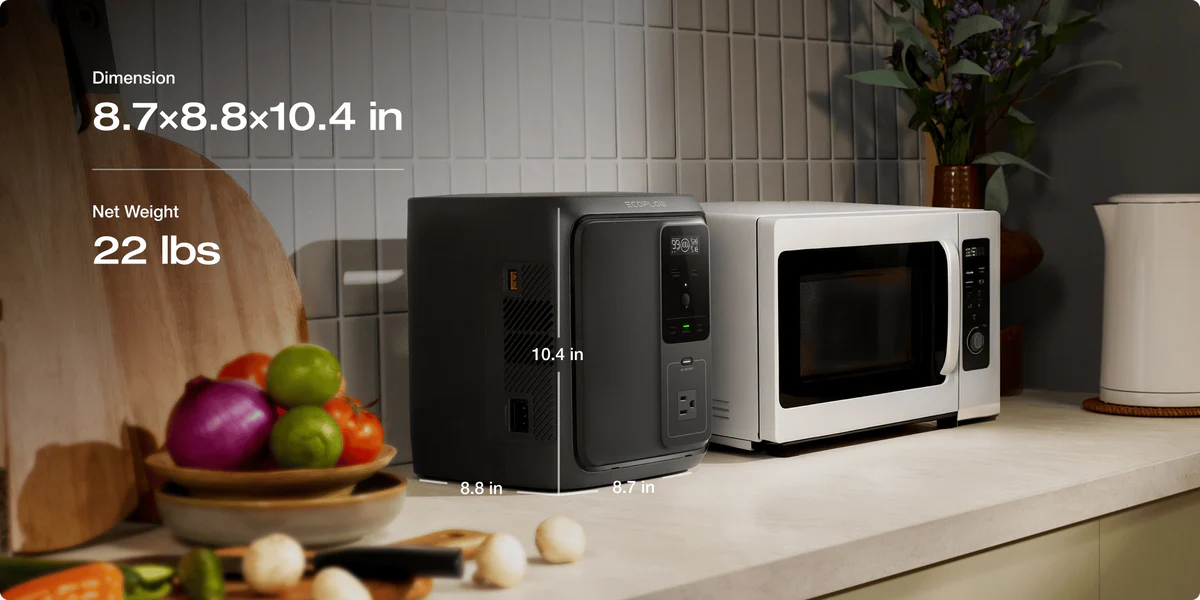 Trạm sạc EcoFlow DELTA 3 Air 1000 (10ms UPS) | 960Wh 500W