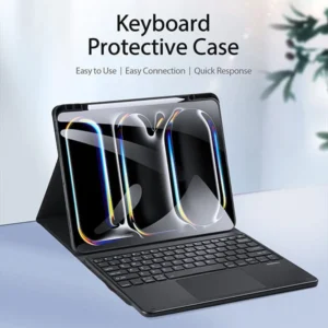Bàn Phím Bluetooth Kiêm Bao Da iPad Dux Ducis Series TK - Ảnh 4