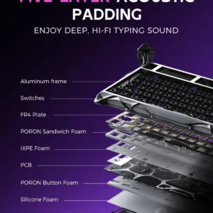 Bàn Phím Cơ Gaming GravaStar Mercury K1 Pro