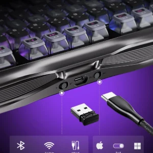 Bàn Phím Cơ Gaming GravaStar Mercury K1 Pro