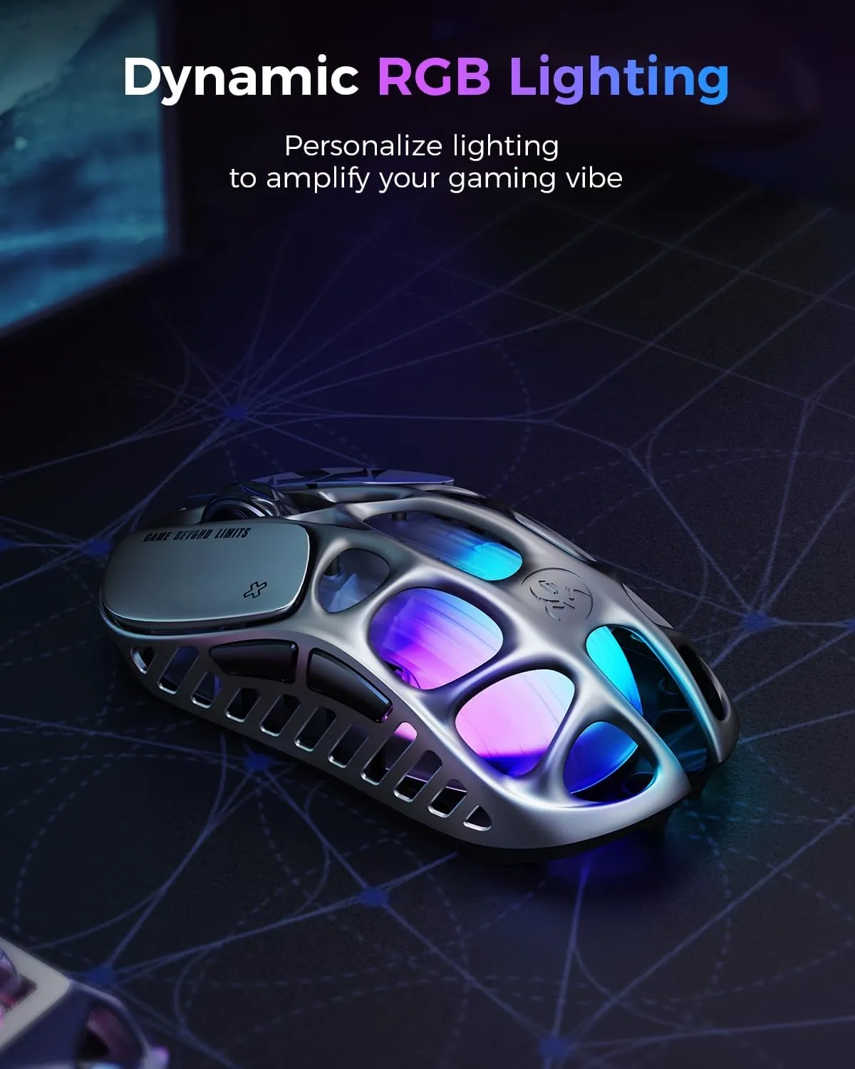 Chuột Gaming GravaStar Mercury X Wireless