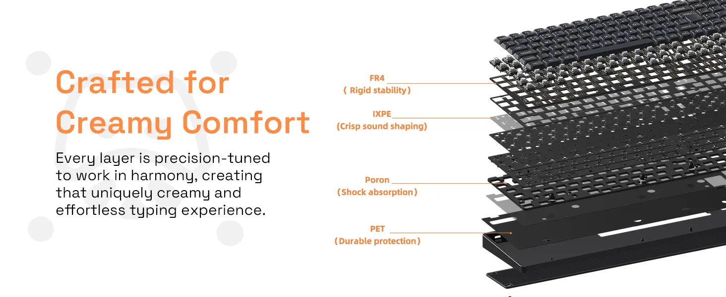QUNIX Magi65 Pro Low Profile Mechanical Keyboard