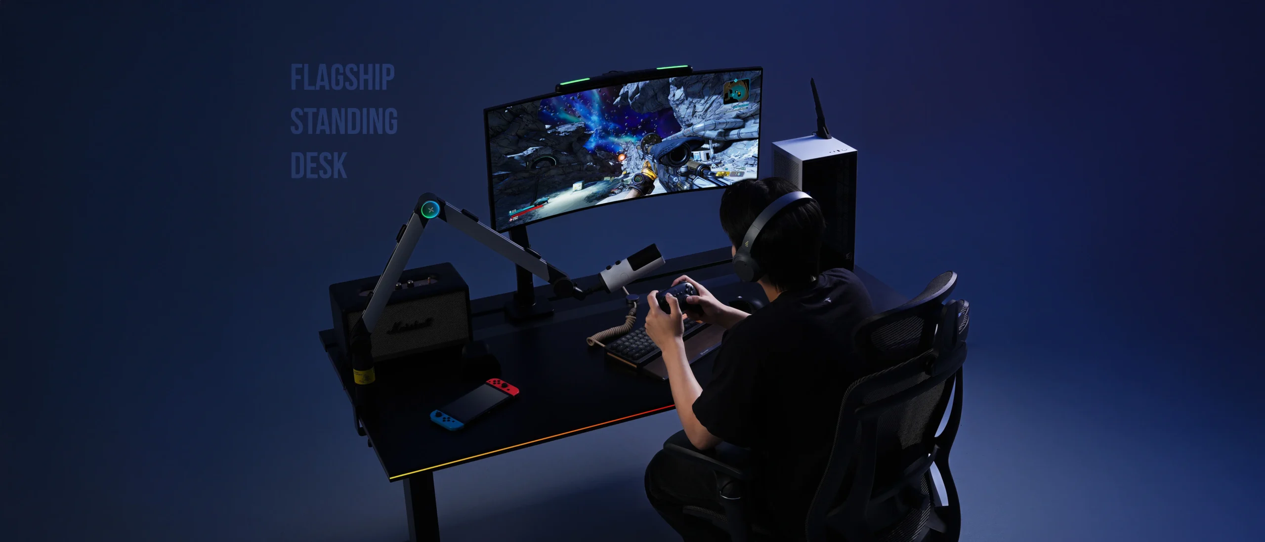 Khung Bàn Nâng Hạ HyperWork Atlas