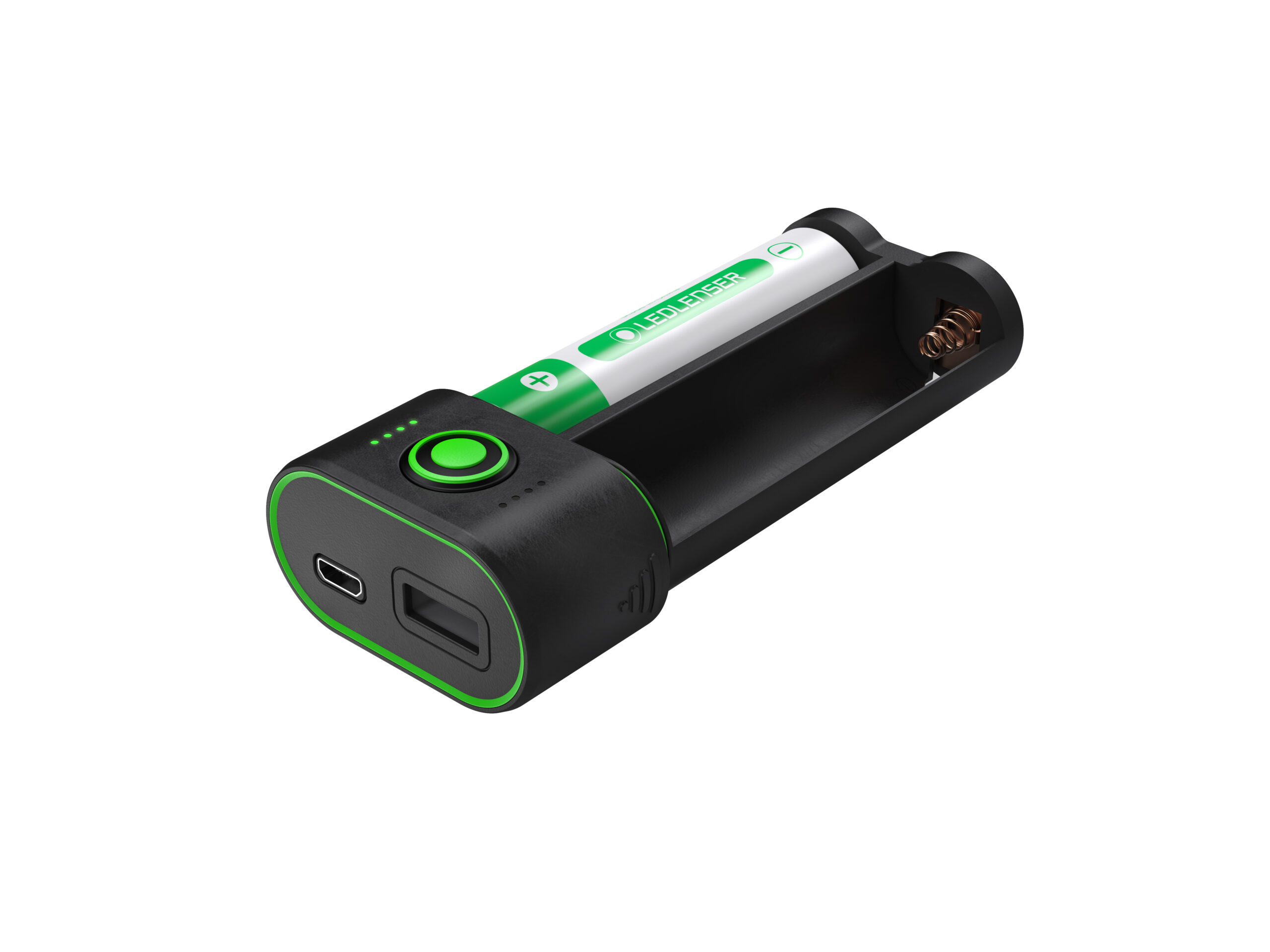 Powerbank Flex7 có hai pin loại 18650 (đi kèm) cho dung lượng 6800 mA