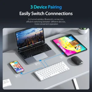 Bàn Phím Bluetooth Dux Ducis LK Mini Series Hợp Kim Nhôm - Ảnh 6