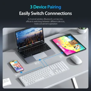 Bàn Phím Bluetooth Dux Ducis LK Series Hợp Kim Nhôm Full Size