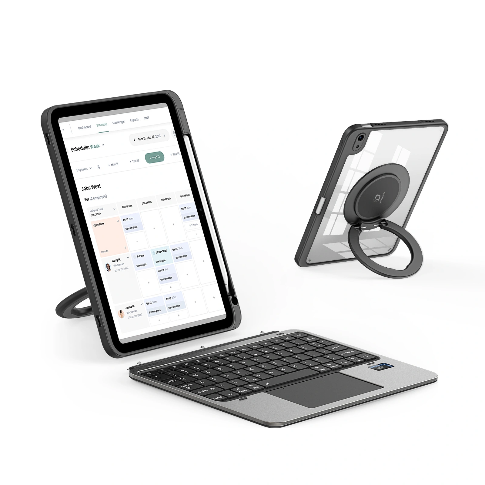 Bàn Phím Bluetooth Kiêm Ốp Lưng Cho iPad 11 (2025) Và iPad 10 (2022) Dux Ducis VK Series