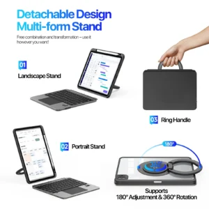 Bàn Phím Bluetooth Kiêm Ốp Lưng Dux Ducis VK Series Cho iPad Pro 11 inch (2024/2025)