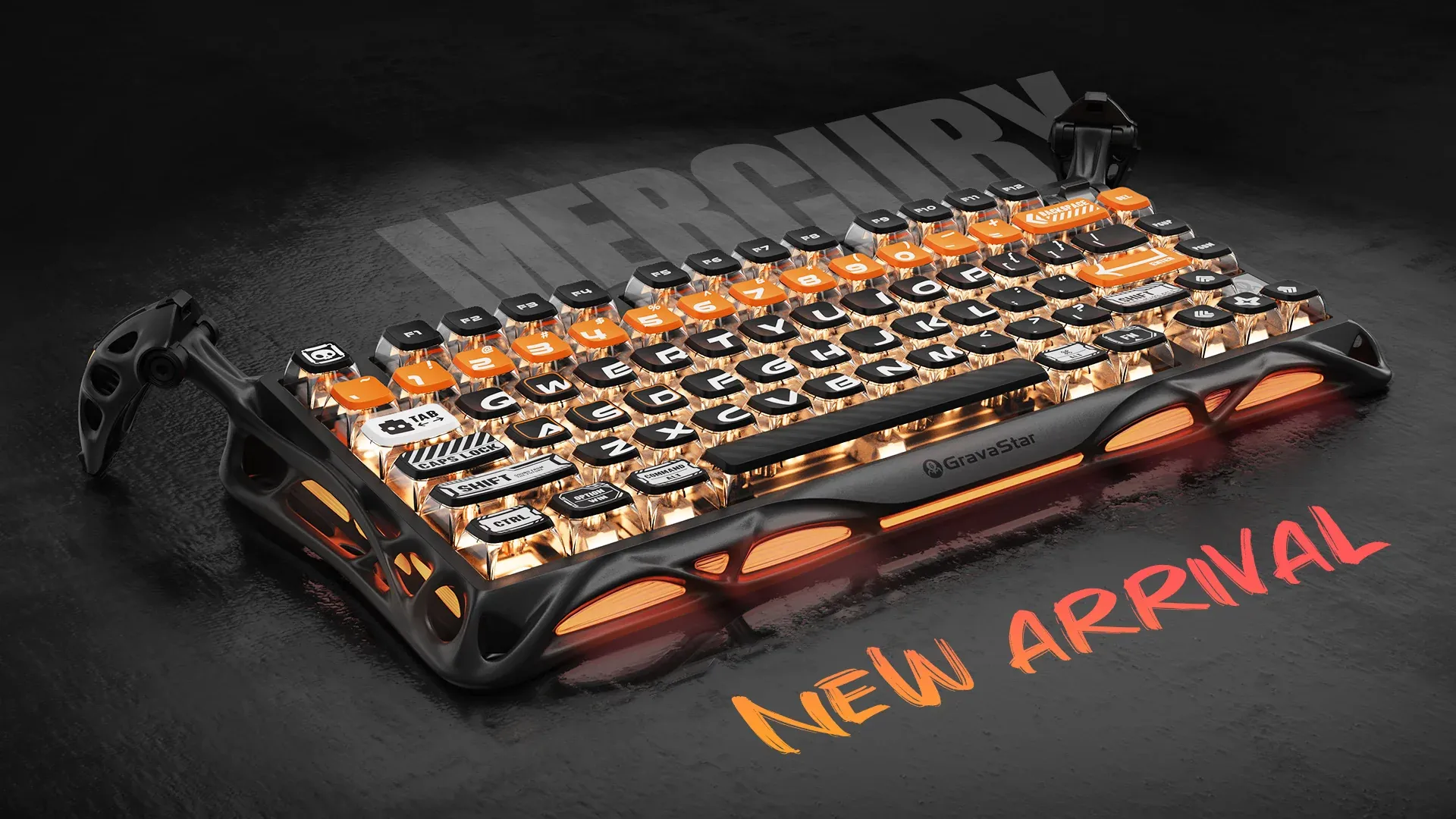 Bàn Phím Cơ Gaming GravaStar Mercury K1 Pro