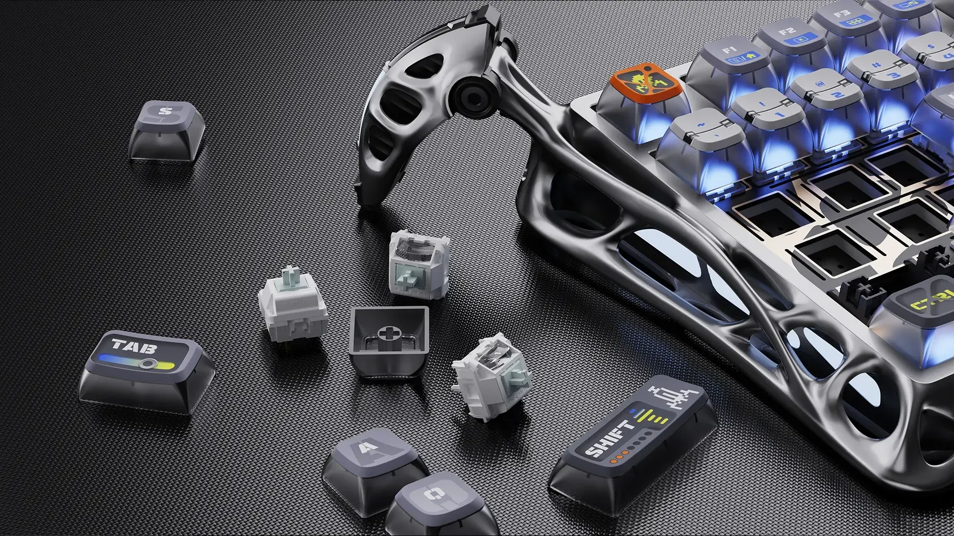 Bàn Phím Cơ Gaming GravaStar Mercury K1 Pro