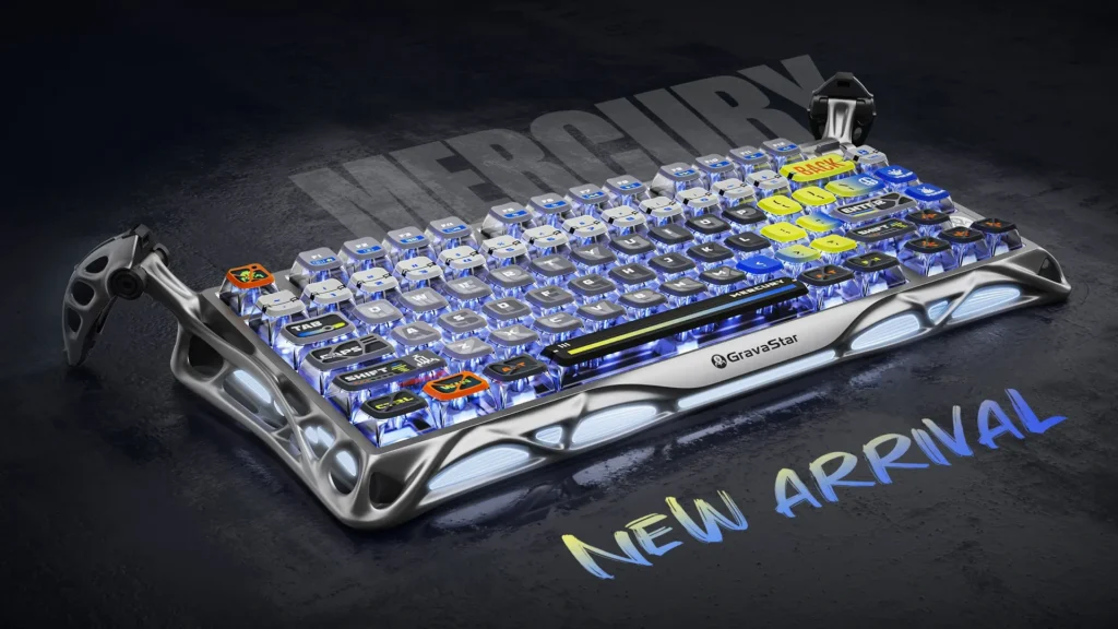 Bàn Phím Cơ Gaming GravaStar Mercury K1 Pro