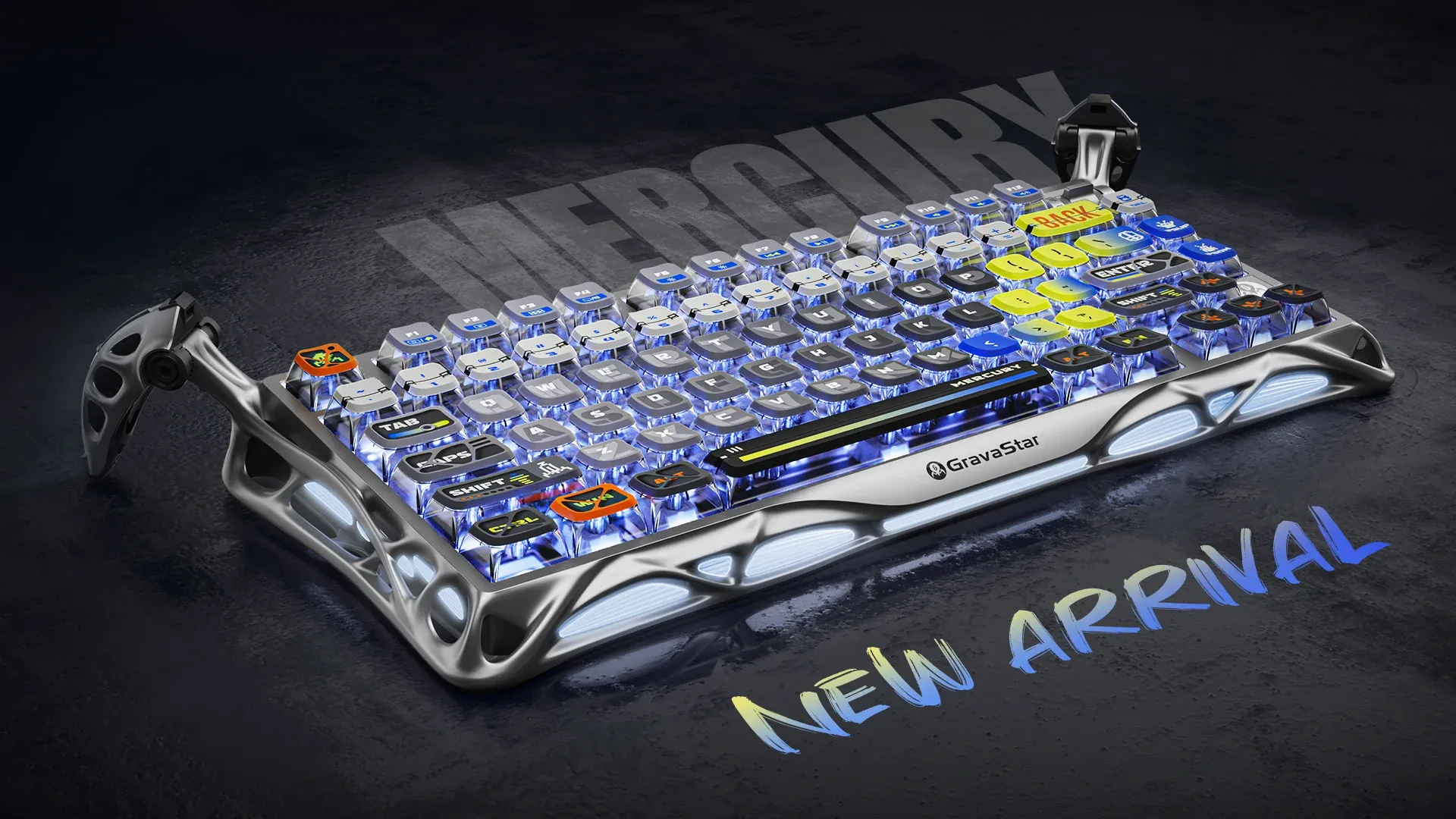 Bàn Phím Cơ Gaming GravaStar Mercury K1 Pro